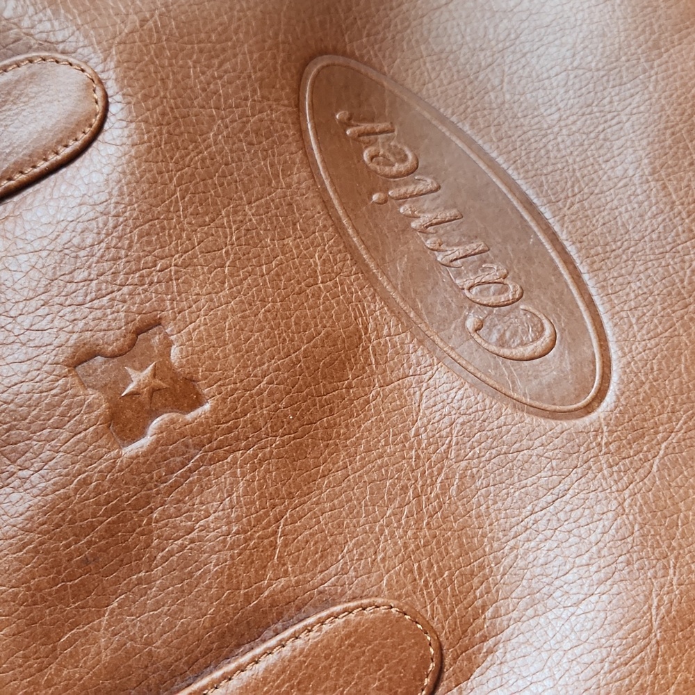 Vintage Carrier brown leather computer briefcase messenger bag - Picture 4 of 17